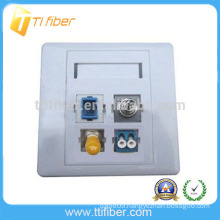 4-Port SC/ST/FC/LC Hybrid Fiber Optic Faceplate/ Wall Plate